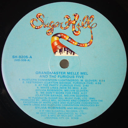 Grandmaster Melle Mel And The Furious Five* : Grandmaster Melle Mel And The Furious Five (LP, Album, Glo)