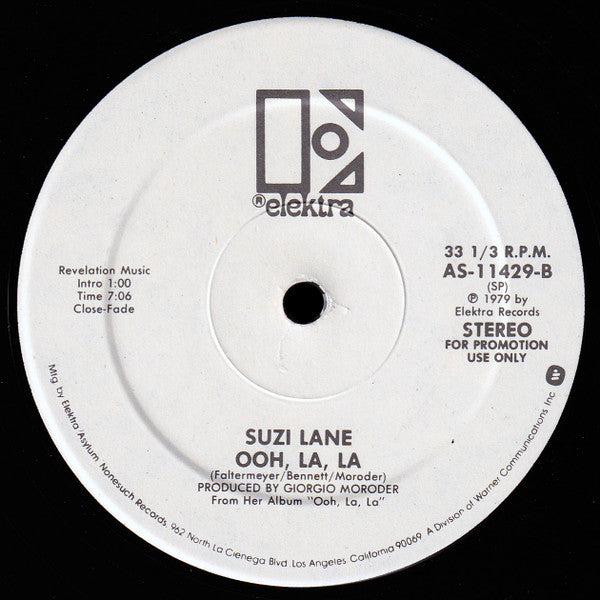 Suzi Lane : Harmony / Ooh, La, La (12", Promo)