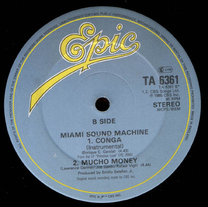 Miami Sound Machine : Conga! (Dance Mix) (12")
