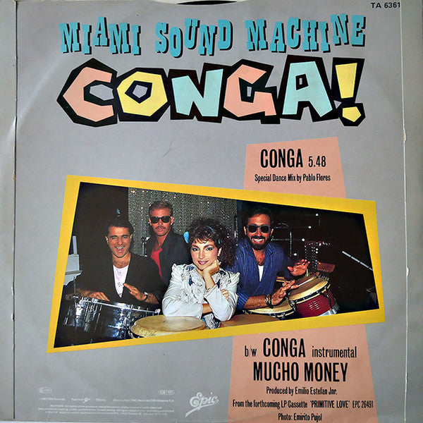Miami Sound Machine : Conga! (Dance Mix) (12")