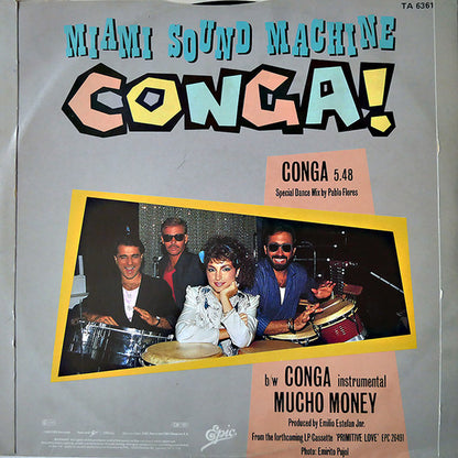 Miami Sound Machine : Conga! (Dance Mix) (12")
