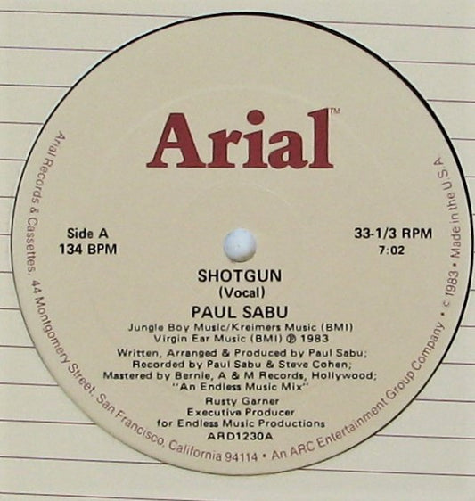 Paul Sabu : Shotgun (12")