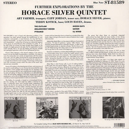 The Horace Silver Quintet : Further Explorations (LP, Album, Ltd, RE, 180)