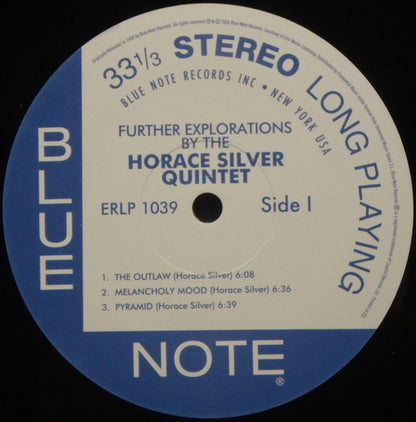 The Horace Silver Quintet : Further Explorations (LP, Album, Ltd, RE, 180)