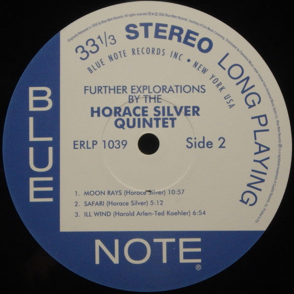 The Horace Silver Quintet : Further Explorations (LP, Album, Ltd, RE, 180)