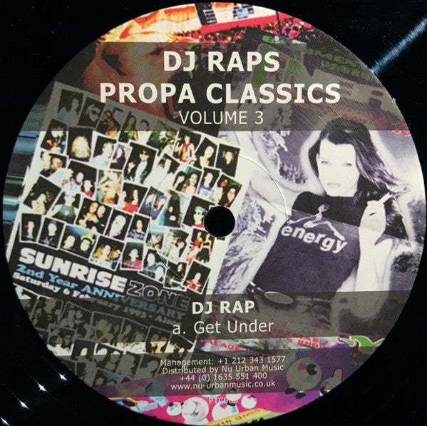DJ Rap : Propa Classics Volume 3 (12")