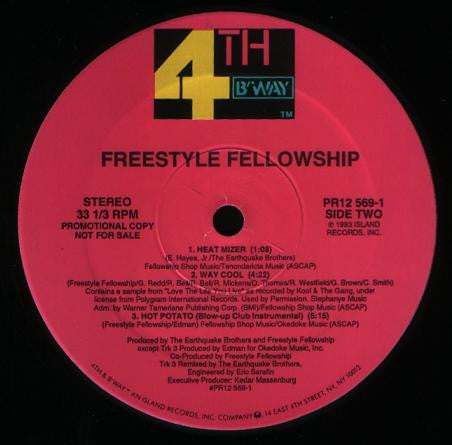 Freestyle Fellowship : Hot Potato (12", Promo)