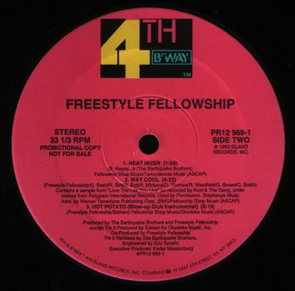 Freestyle Fellowship : Hot Potato (12", Promo)