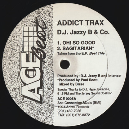 D.J. Jazzy B & Co. : Addict Trax (12")