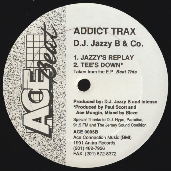 D.J. Jazzy B & Co. : Addict Trax (12")
