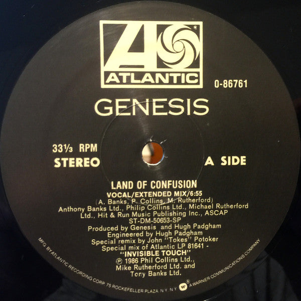 Genesis : Land Of Confusion (12", Bla)