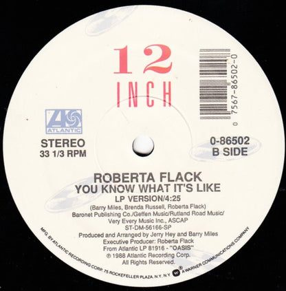 Roberta Flack : Oasis (12")