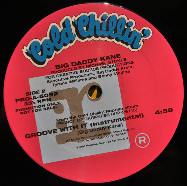 Big Daddy Kane : Groove With It (12", Promo)