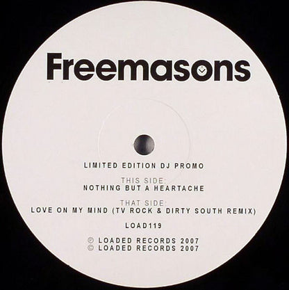 Freemasons : Nothing But A Heartache / Love On My Mind (12", Promo)