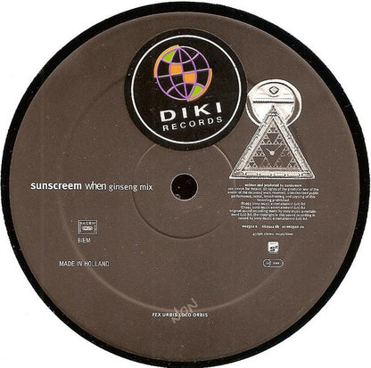 Sunscreem : When (12")