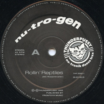 Nu-Tro-Gen : Rollin' Reptiles (12")