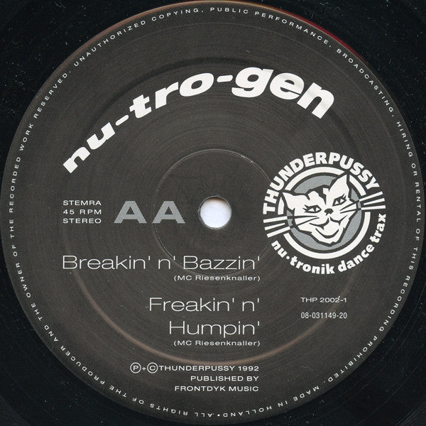 Nu-Tro-Gen : Rollin' Reptiles (12")