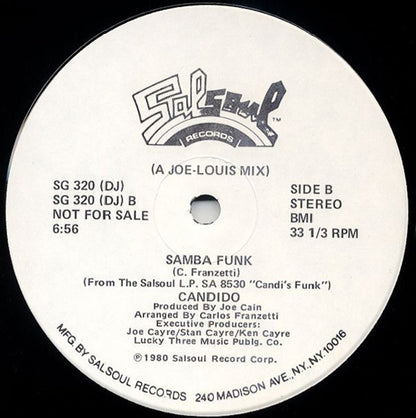 Candido : Candi's Funk (12", Single, Promo)