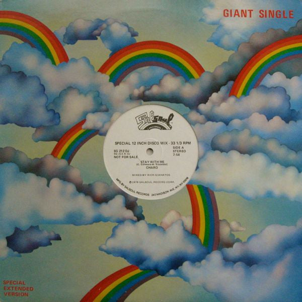 Charo : Stay With Me (12", Single, Promo)