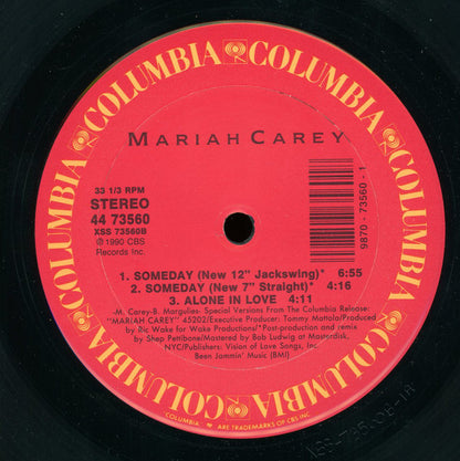 Mariah Carey : Someday (12", Maxi)