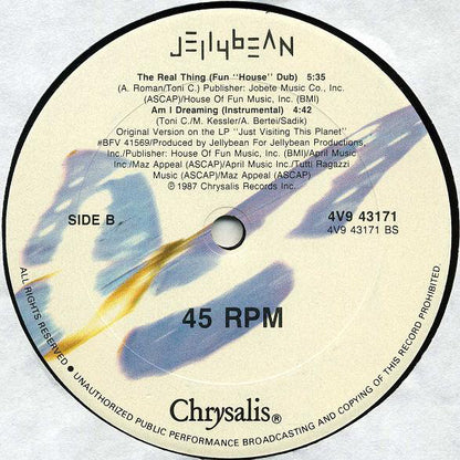 Jellybean* Featuring Steven Dante : The Real Thing (12")