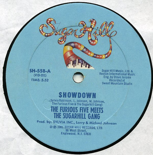 The Furious Five Meets The Sugarhill Gang* : Showdown (12")