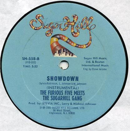 The Furious Five Meets The Sugarhill Gang* : Showdown (12")