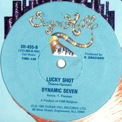 Dynamic Seven : Shame, Shame, Shame / Lucky Shot (12")