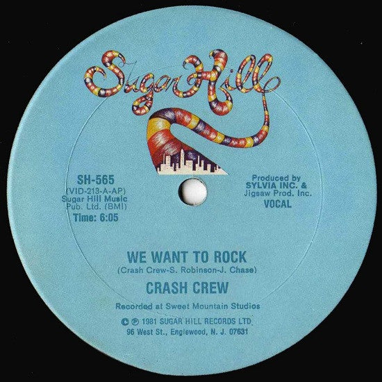 The Crash Crew : We Want To Rock (12")