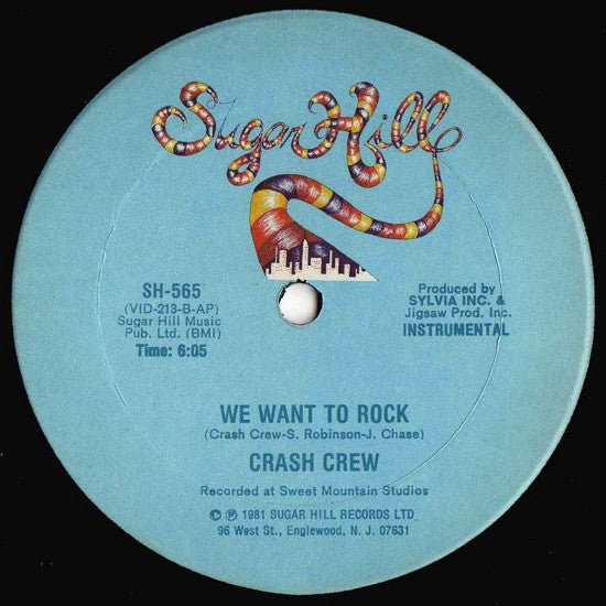 The Crash Crew : We Want To Rock (12")