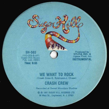 The Crash Crew : We Want To Rock (12")