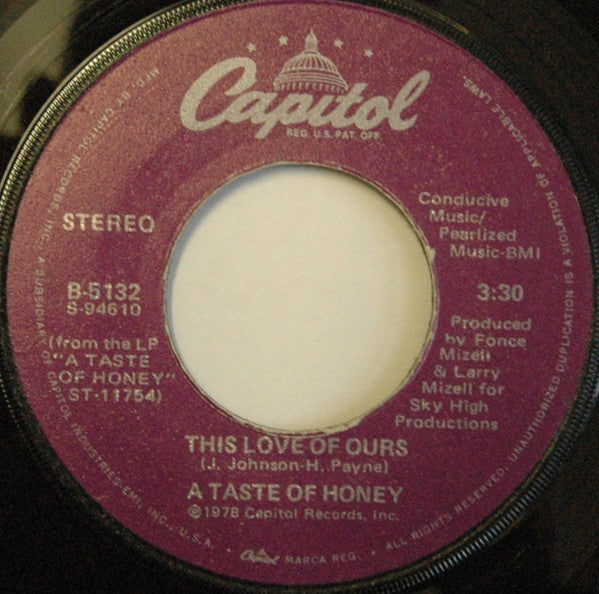 A Taste Of Honey : We've Got The Groove (7", Single)