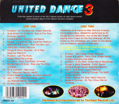 Various : United Dance 3 (CD, Comp, S/Edition + CD, Mixed, S/Edition)