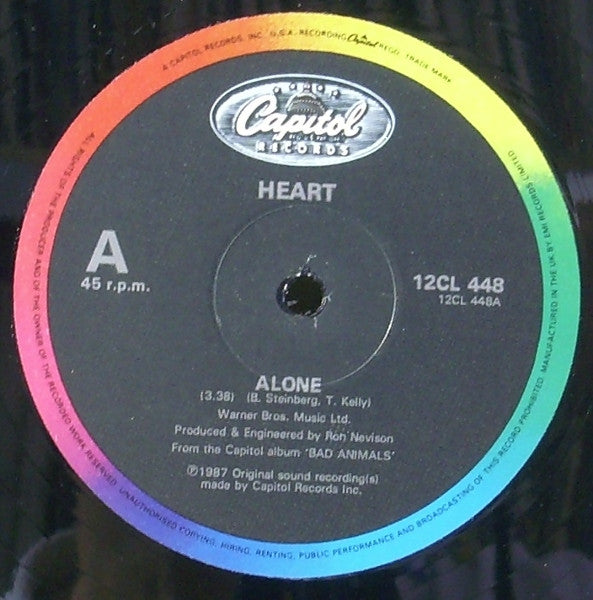 Heart : Alone (12", Single)