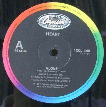 Heart : Alone (12", Single)