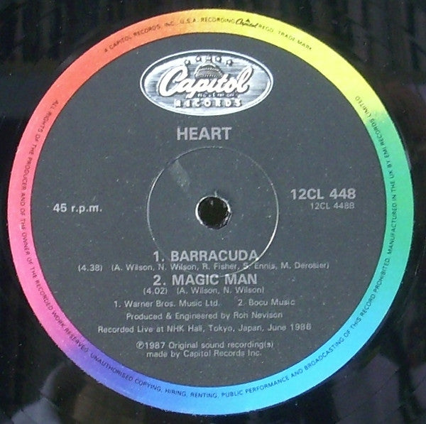 Heart : Alone (12", Single)