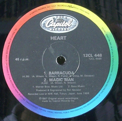 Heart : Alone (12", Single)