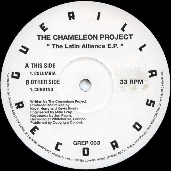 The Chameleon Project : The Latin Alliance E.P. (2x12", EP)