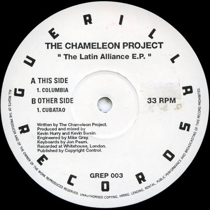 The Chameleon Project : The Latin Alliance E.P. (2x12", EP)