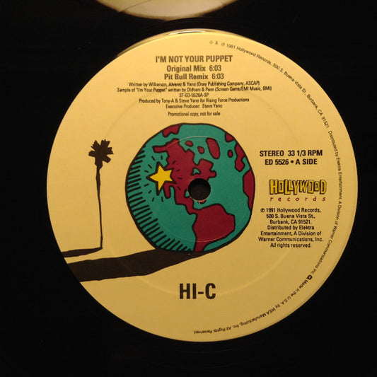 Hi-C : I'm Not Your Puppet (12", Promo)