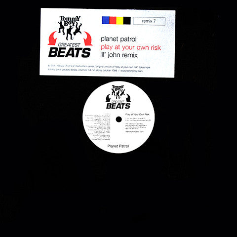 Planet Patrol : Play At Your Own Risk (Lil' Jon Remix) (12", Ltd)