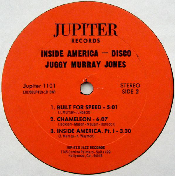 Juggy Murray Jones : Inside America (Disco) (LP, Album)