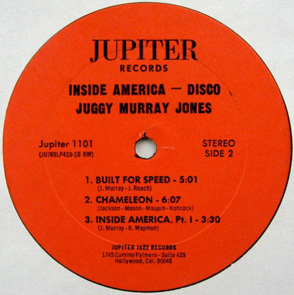 Juggy Murray Jones : Inside America (Disco) (LP, Album)