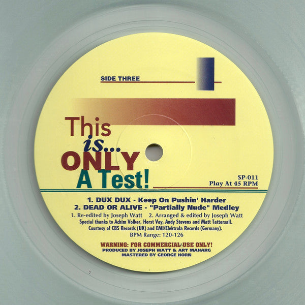 Various : This Is Only A Test! (2x12", Comp, Cle)