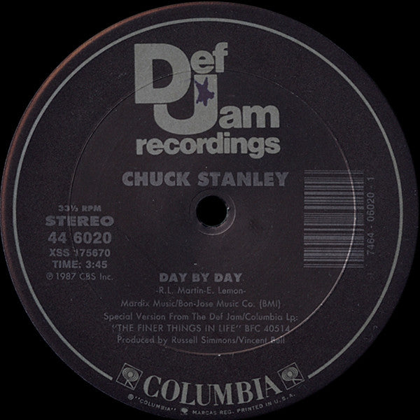 Chuck Stanley : The Finer Things In Life (12", Single)