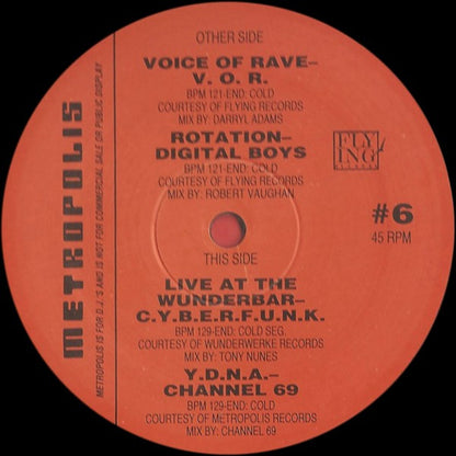 Various : Metropolis 00.06 (12")