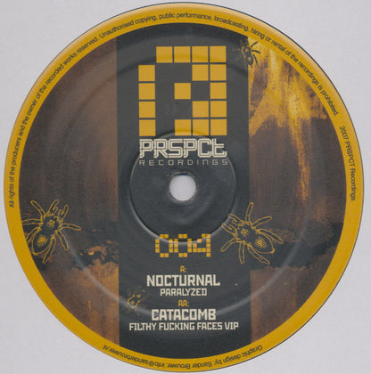 Nocturnal (5) / Catacomb (2) : Paralyzed / Filthy Fucking Faces VIP (12", Whi)