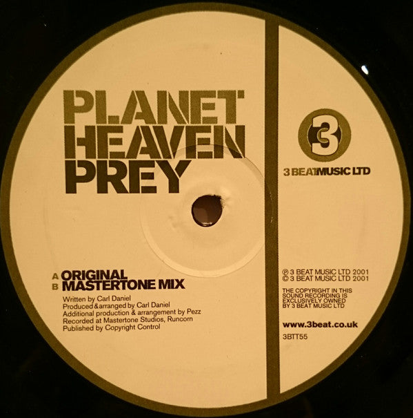 Planet Heaven : Prey (12")
