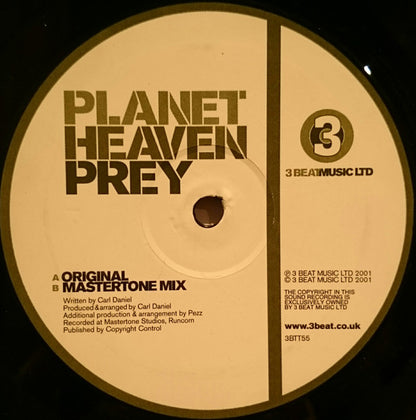 Planet Heaven : Prey (12")