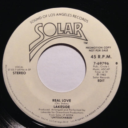 Lakeside : Real Love (7", Single, Promo, SP)
